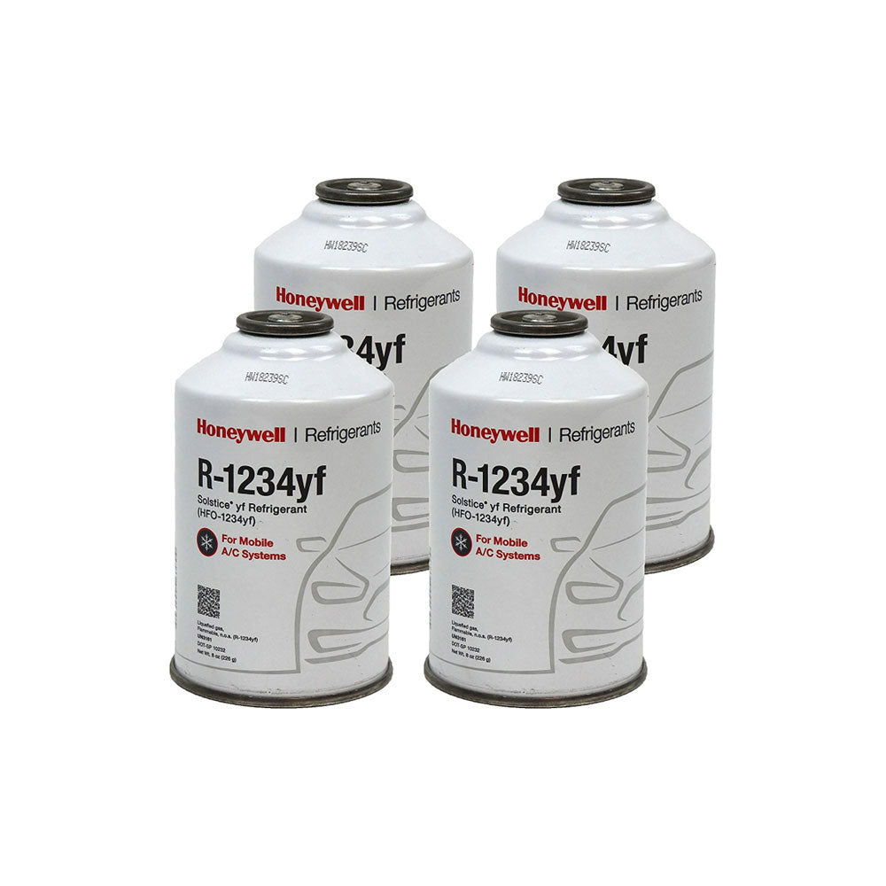 R-1234yf Refrigerant, 4 x 8 oz Cans (32 oz Total)